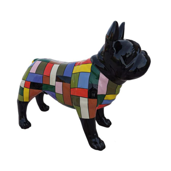 Dekoration Design Figur Hund aus Kunststoff Garten Abstrakt Statuen