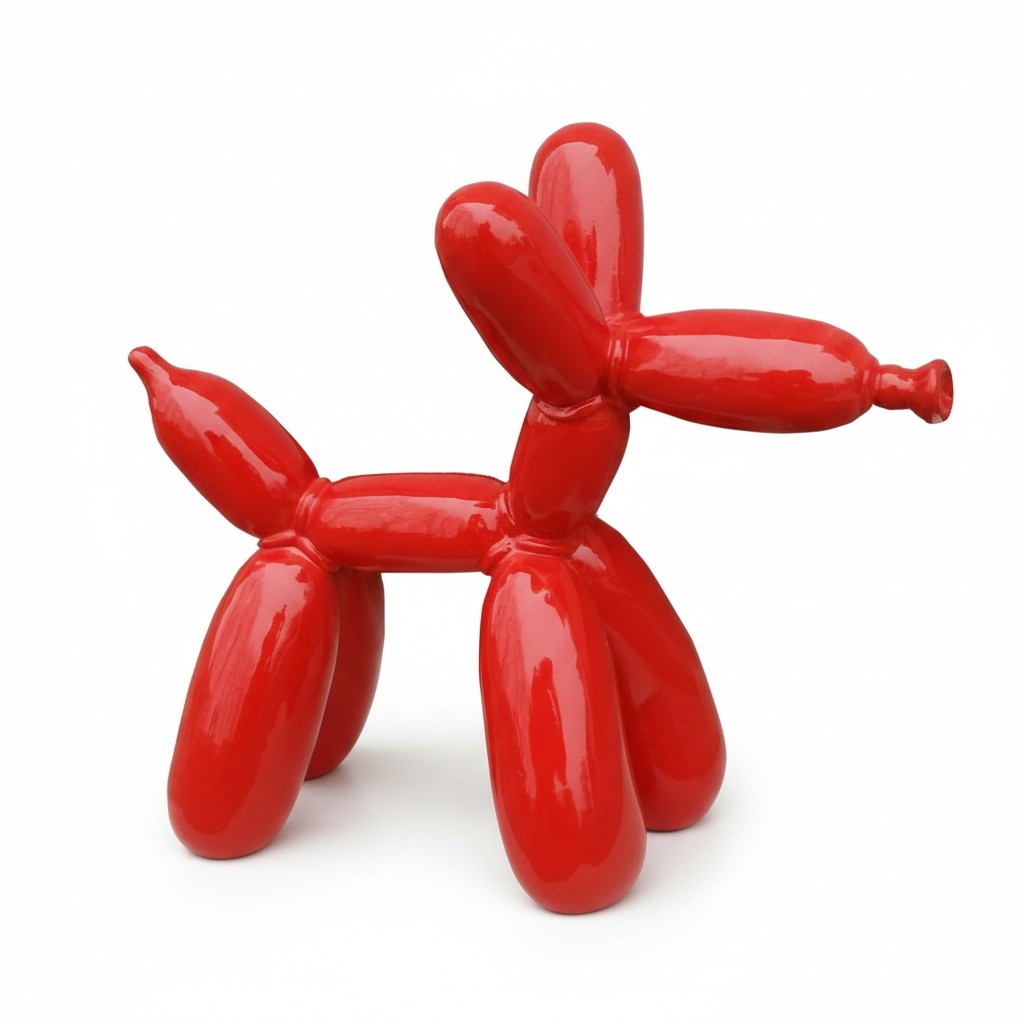 Abstrakte Ballon Hund Deko Figur Statue Skulptur 57cm Figuren Skulpturen