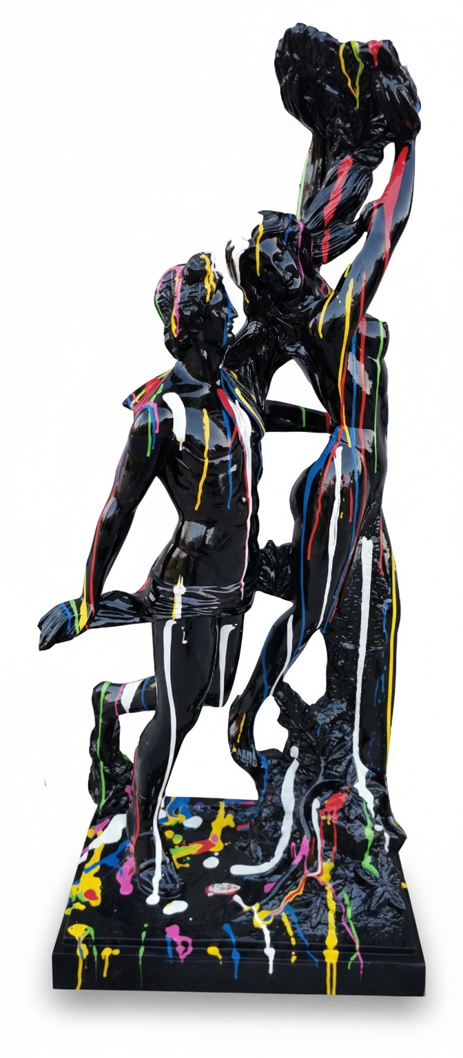 Abstrakte Deko Figur Statue Skulptur 130 cm Statuen Figuren Skulpturen