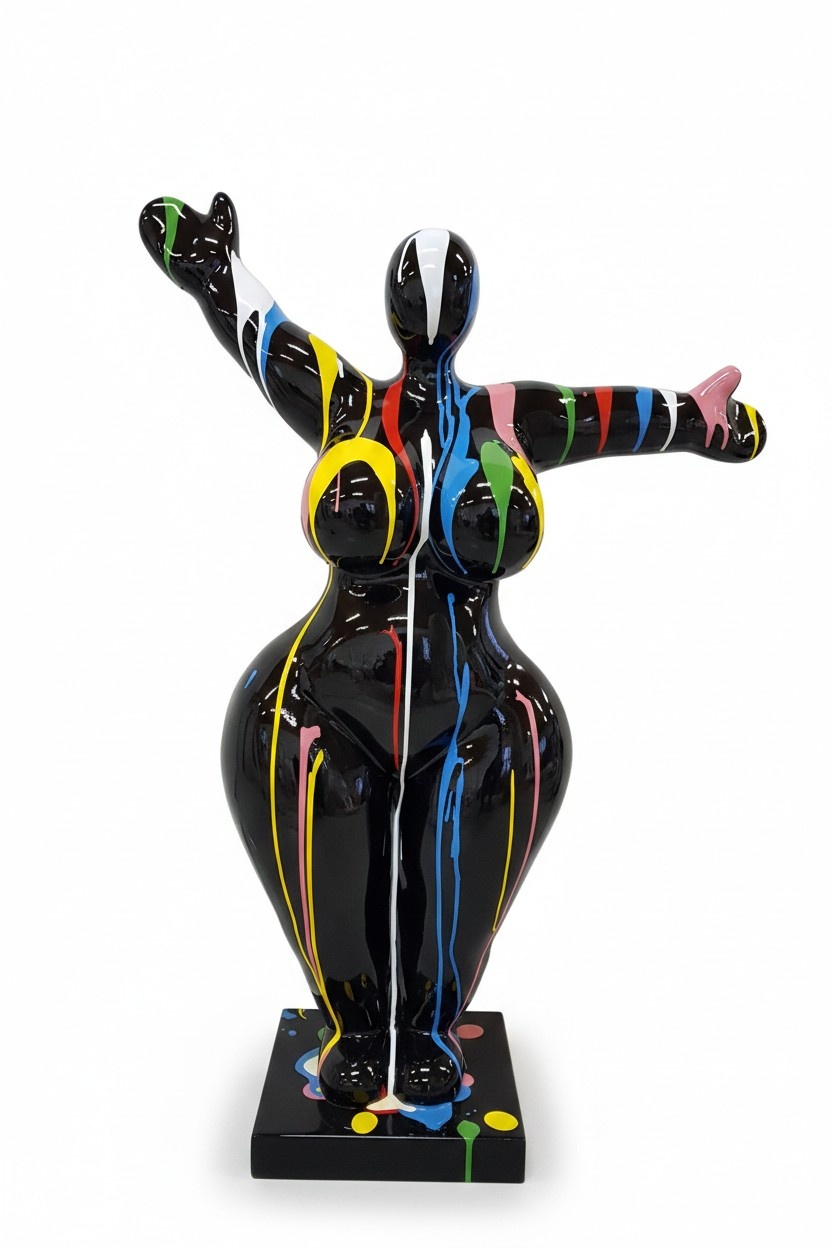 Abstrakte Figur Statue Skulptur 85cm Dekorative Figuren Statuen Skulpturen