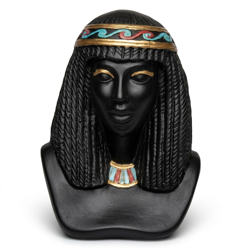 Ägypten Skulptur Kleopatra Kunststoff Statue Figuren Statuen Antik Stil