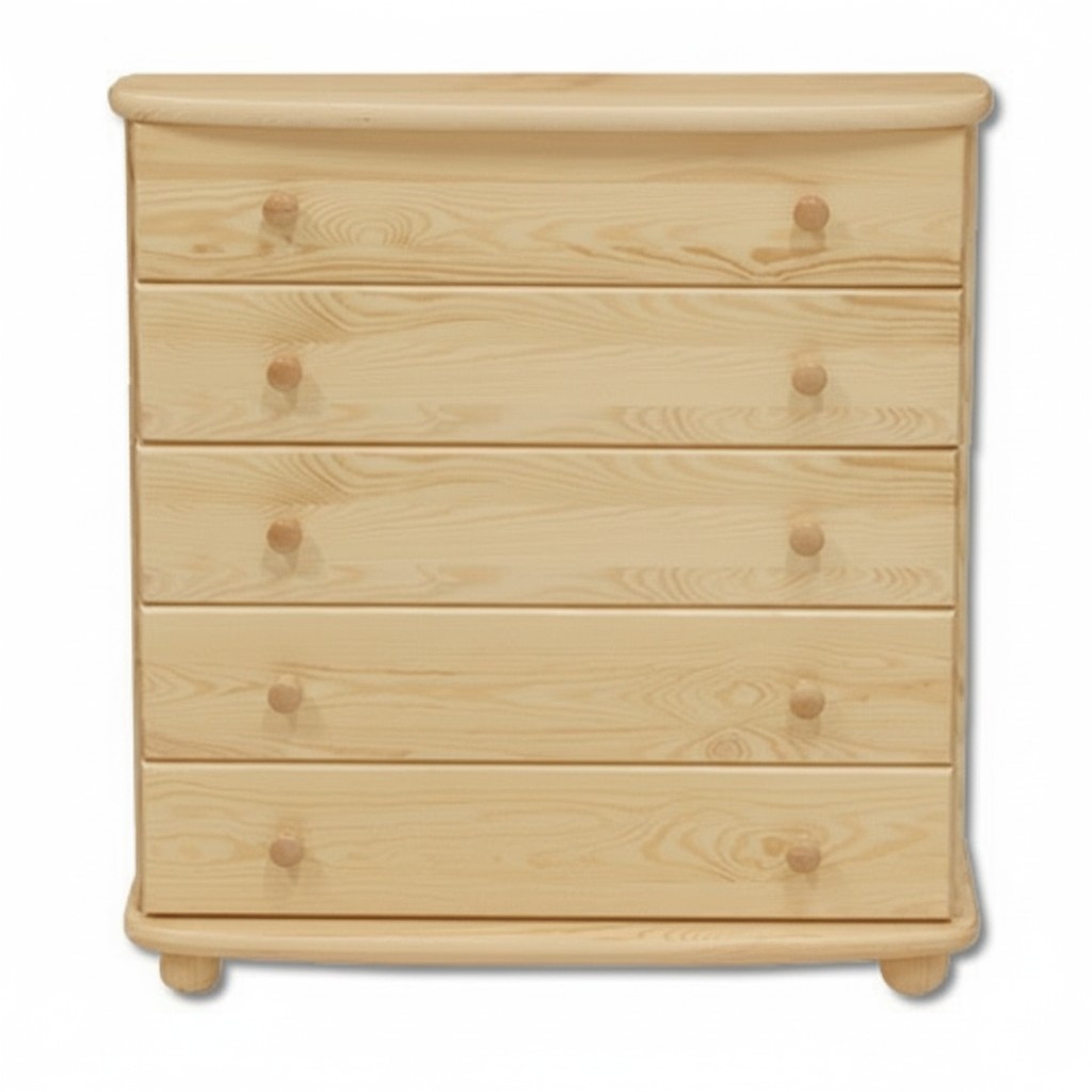 Elegante Designer-Kommode aus massivem Holz
