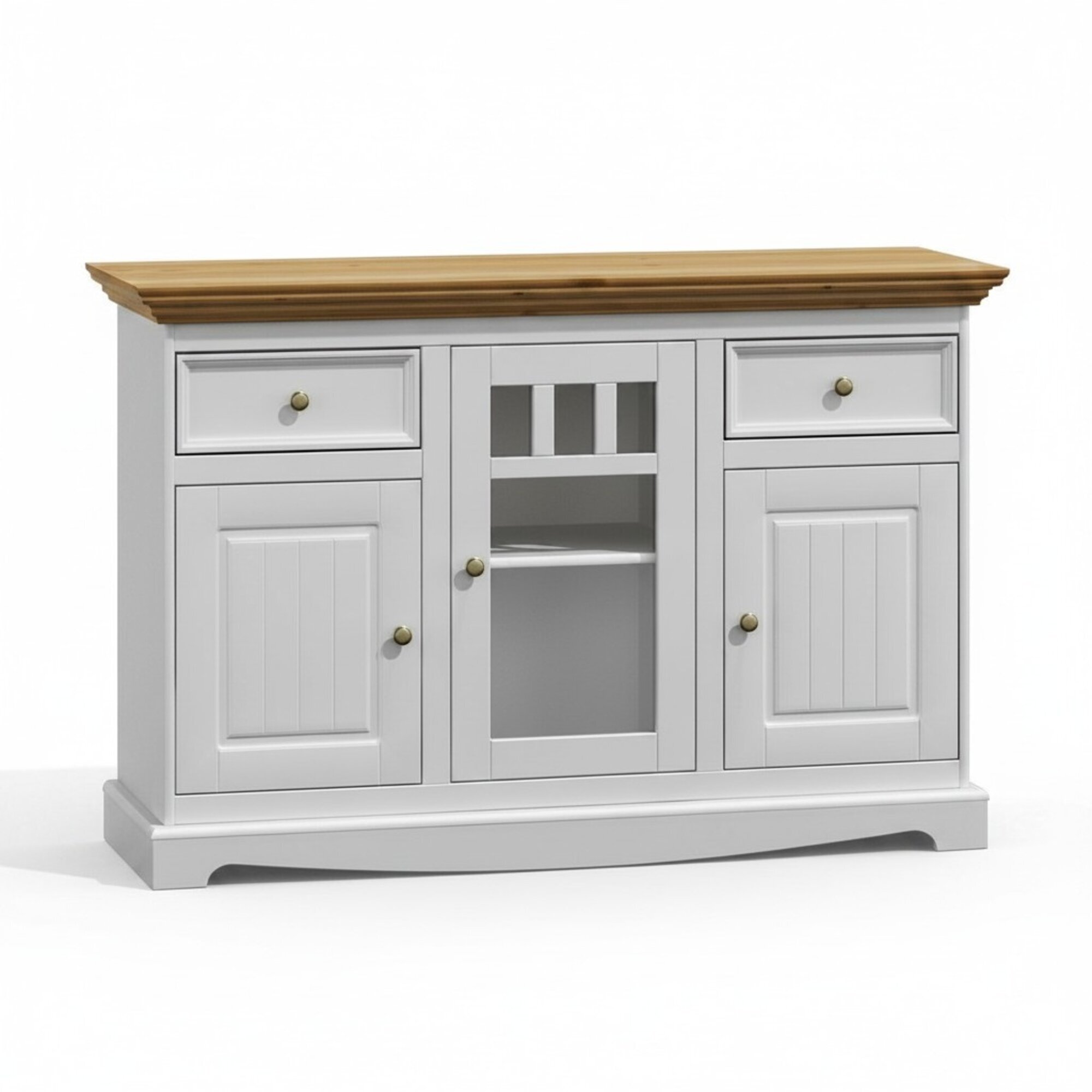Anrichte Massive Kommode Schrank Möbel Kommoden Echtholz Schränke Neu Sideboard