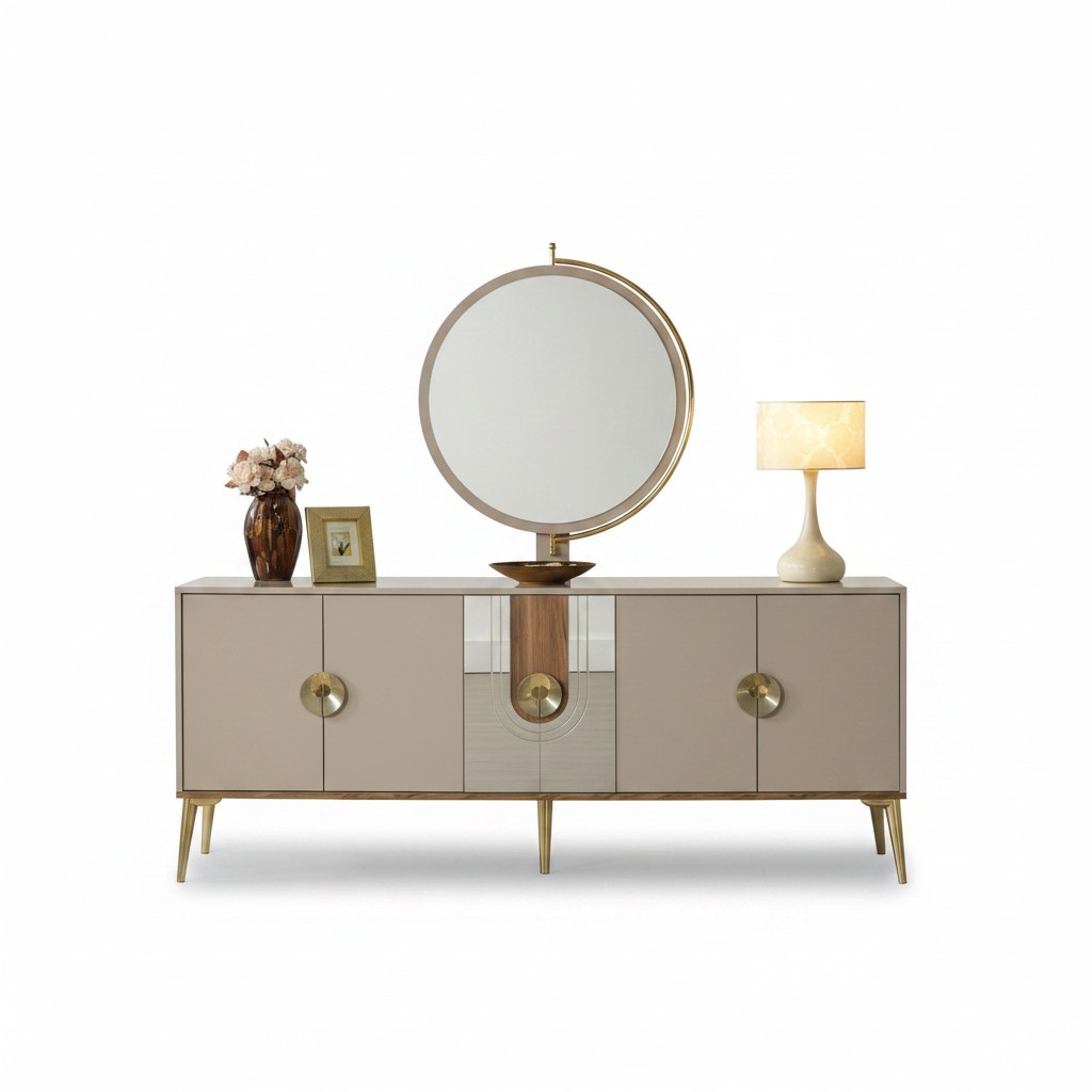 Luxus Sideboard beige Ess- & Wohnzimmer