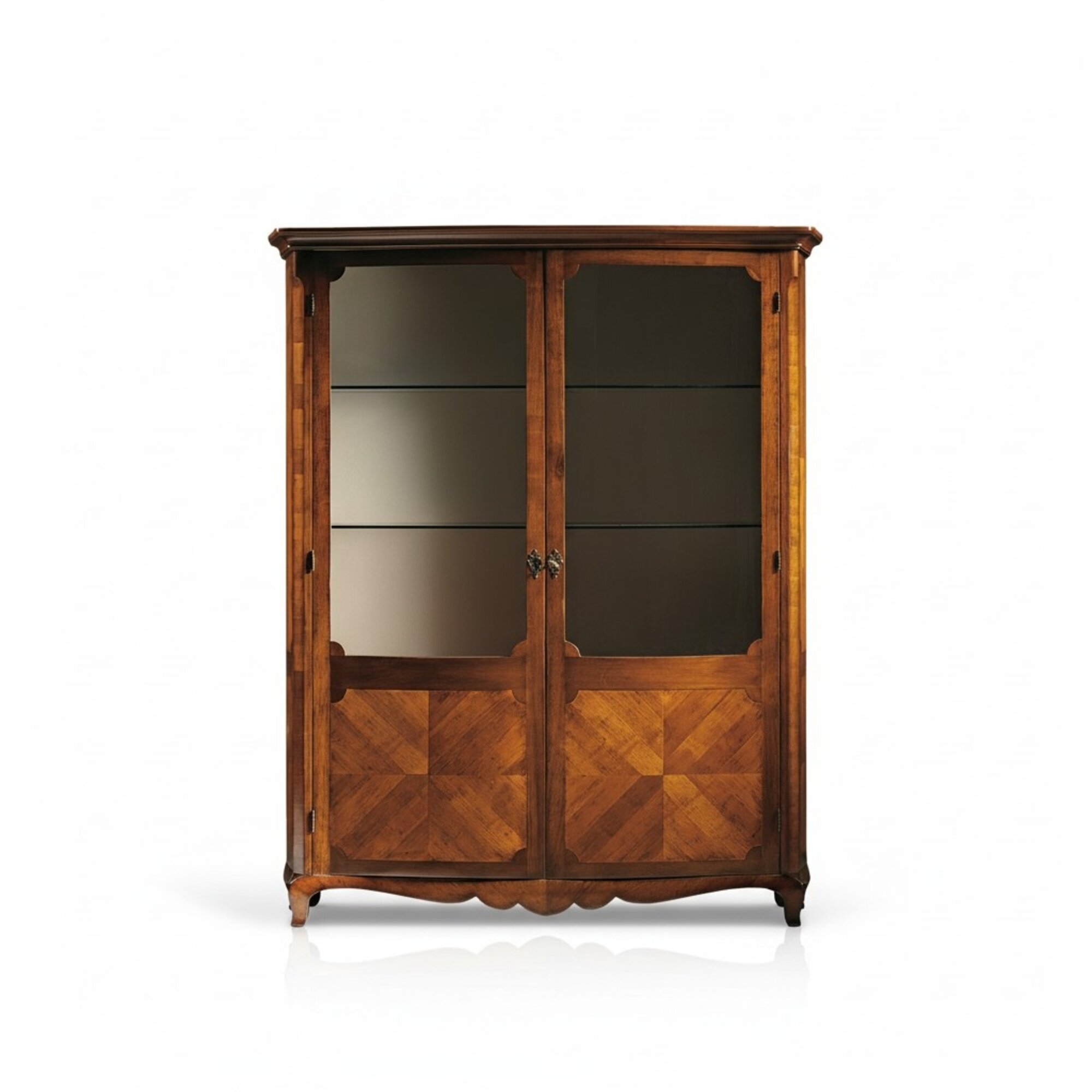 Anrichte Schrank Braun Hochglanz Möbel Holz Luxus Kommode xxl Sideboard big