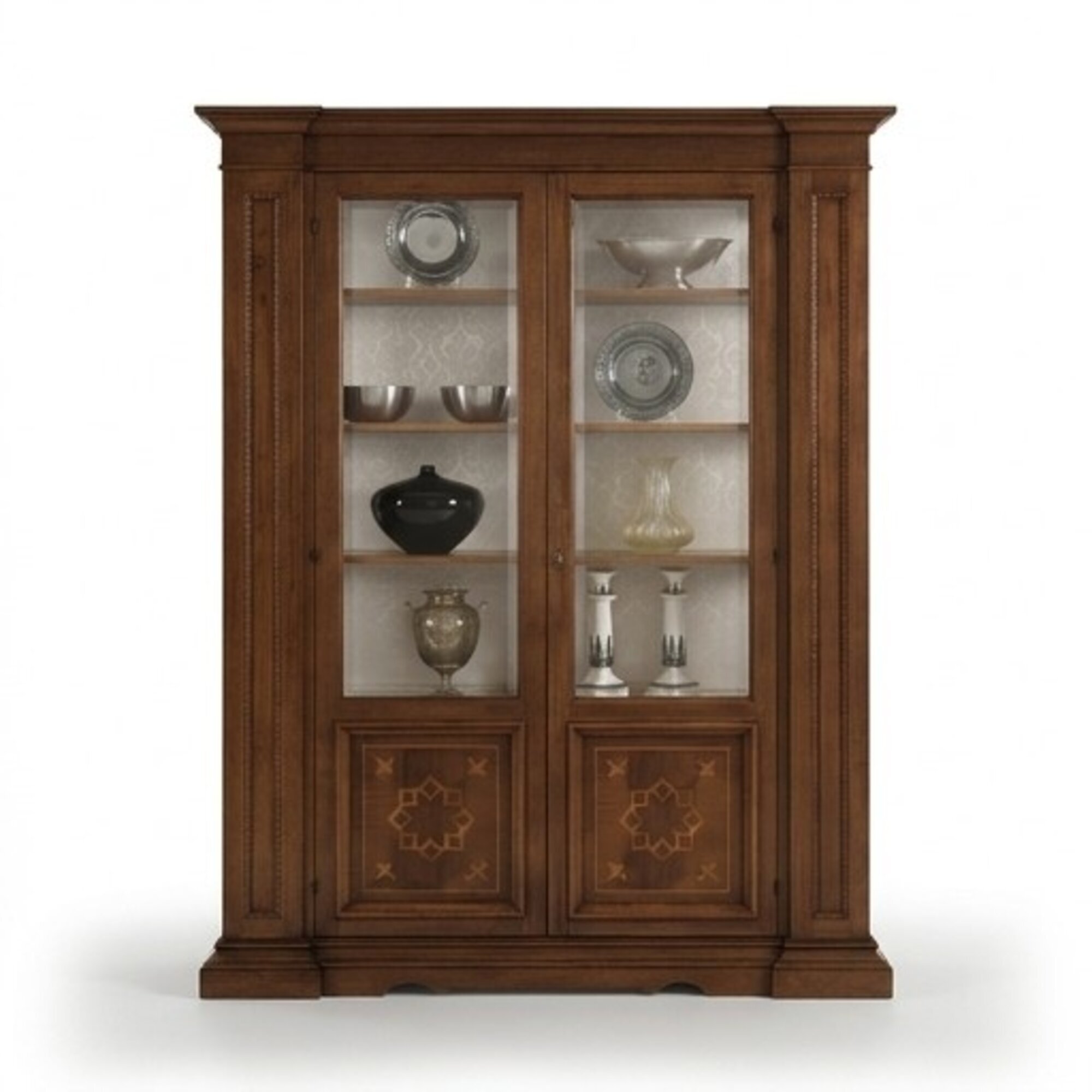 Anrichte Vitrinen Massivholz Wohnzimmer Sideboard Vaccari cav giovanni