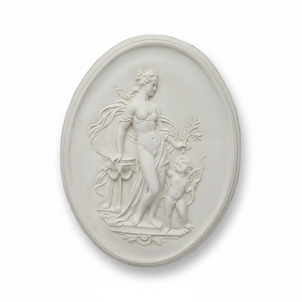 Antik Bild Relief Figur Statue Skulptur 80 x 65 cm Figuren Statuen Skulpturen