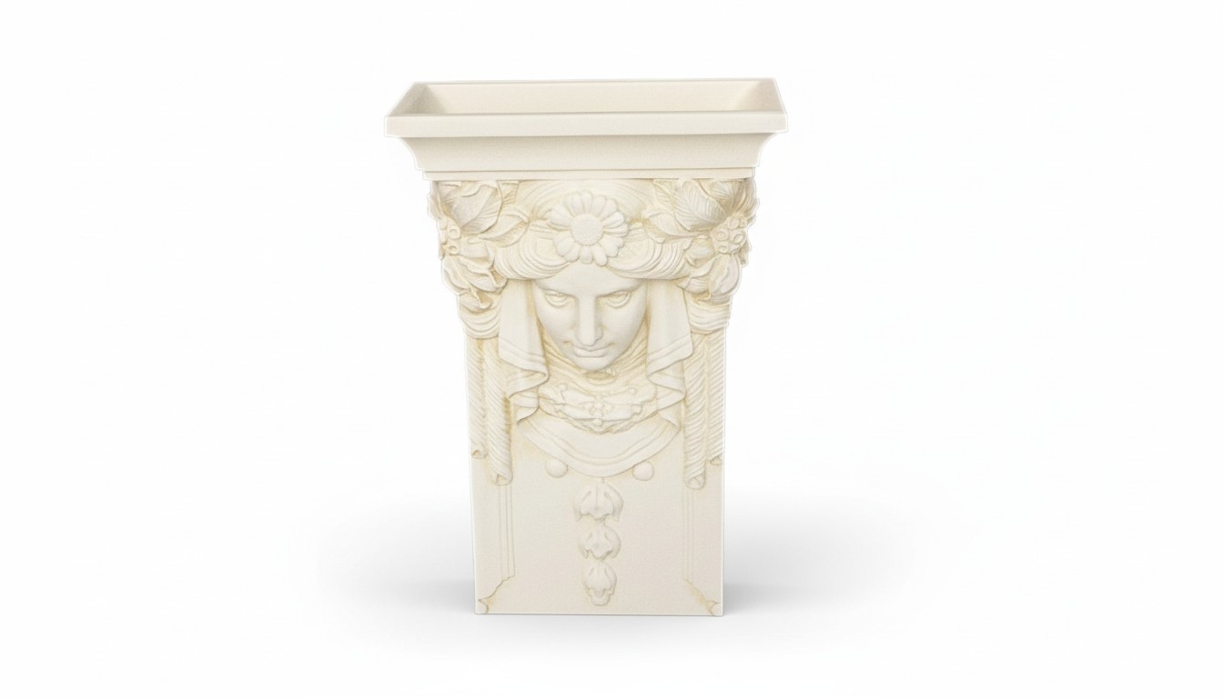 Antik Stil Design and Dekoration Deko Teil Balkon Element Wand Kolumne