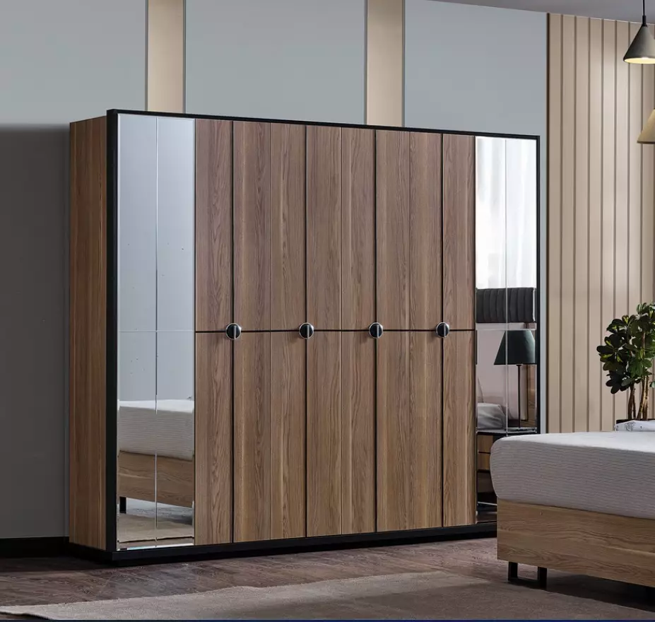 Kleiderschrank Schränke Schrank Design Holz 246 cm Modern Möbel