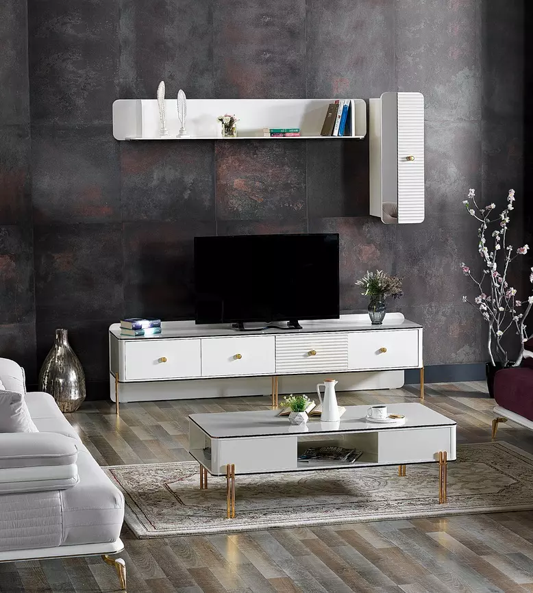 Modern rtv Regal Sideboard rtv Kommode Lowboard Fernseh Ständer Schrank