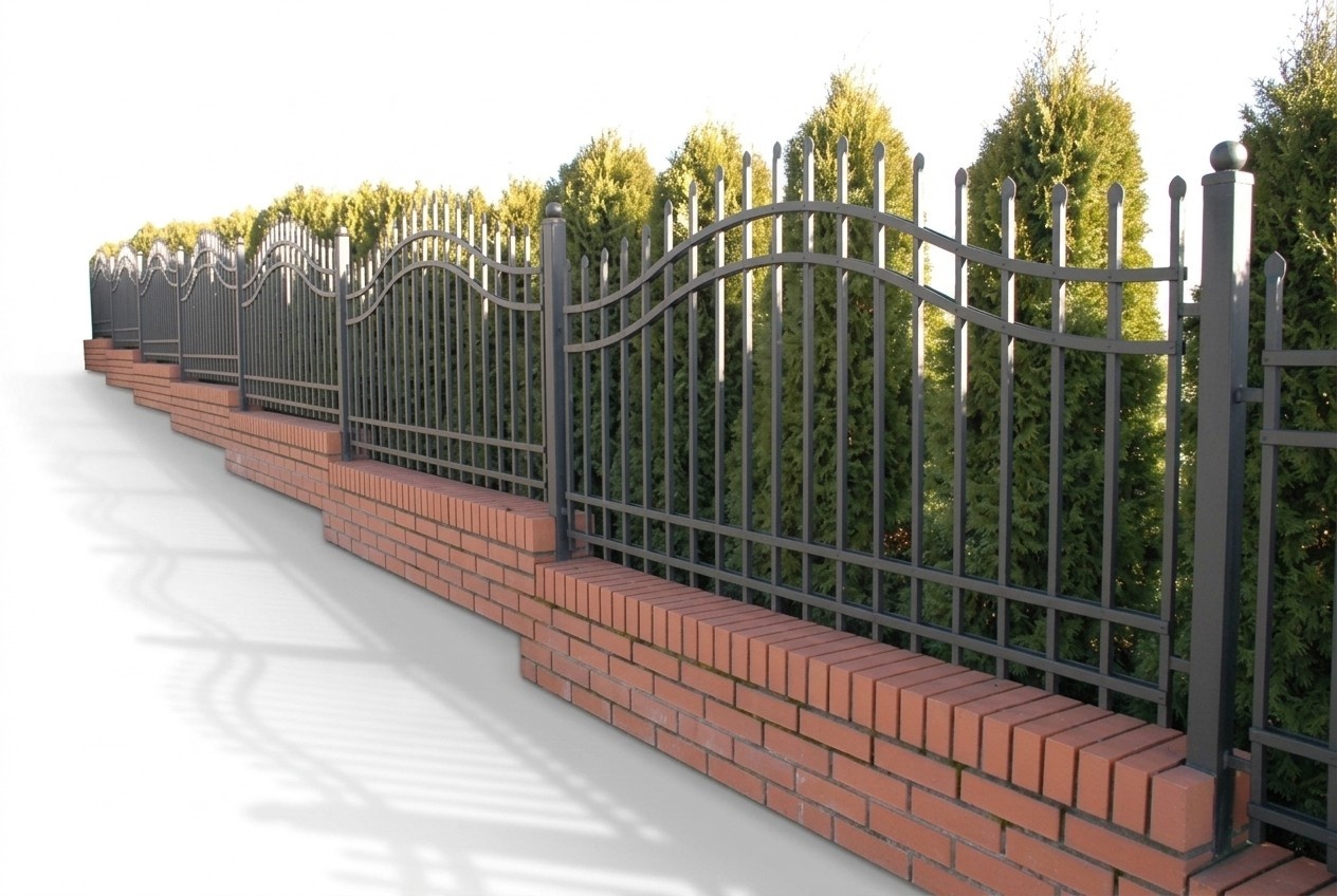Aussen Garten Grundstück Maßanfertigung Zaun Klassisch Geländer Zaun Modell 248