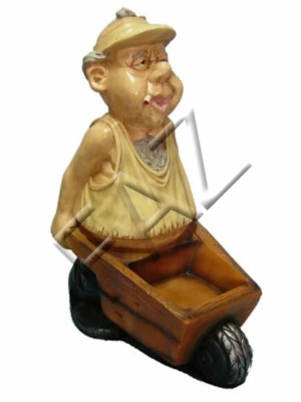 Design Gärtner Figur Garten Statue Skulptur Figuren Dekoration Skulpturen