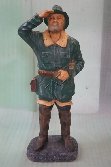 Mann Figur Statue Skulptur Figuren Skulpturen Dekoration Deko Jäger