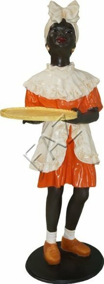 Design Kellnerin Figur Garten Statue Skulptur Figuren Skulpturen Dekoration