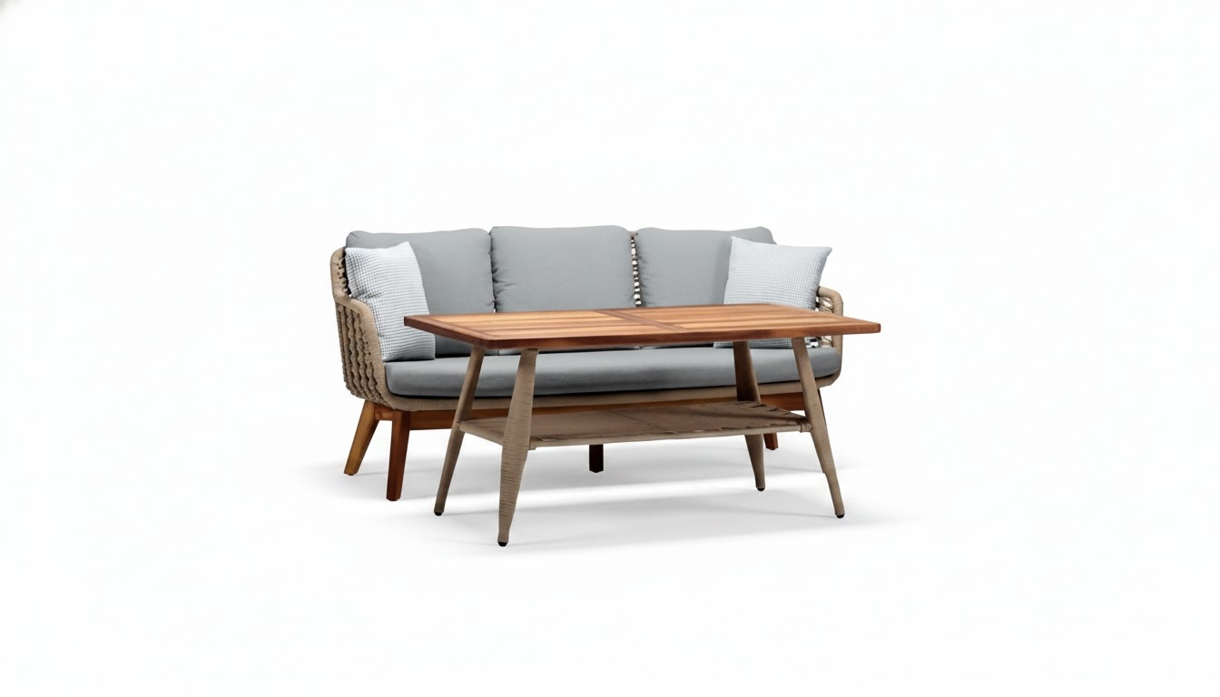 Balkonmöbel Außenmöbel Garten Möbel Terrassenmöbel Sofa Set Couch Rattanmöbel
