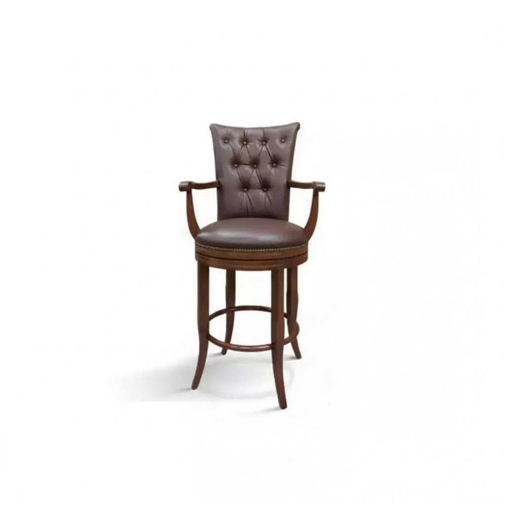 Barhocker Stühle Stuhl Designer Holzstuhl Esszimmerstuhl Hocker Braun