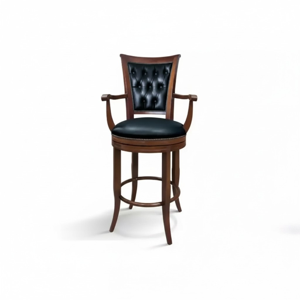 Barhocker Stuhl Sessel Kunstleder Klassisch Möbel Chesterfield Polster