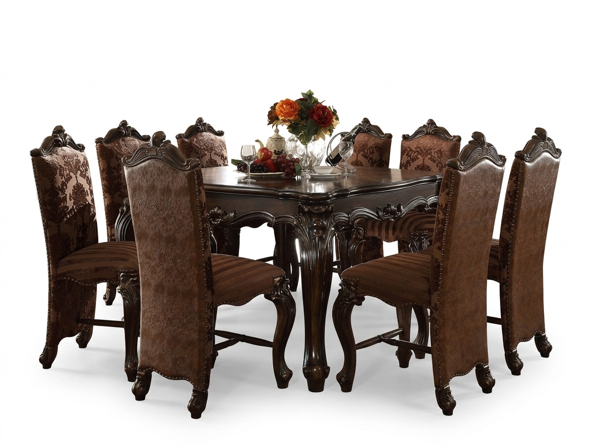 Barock Antik Stil Esstisch Holz Tisch Echtes Klassische Designer Tische