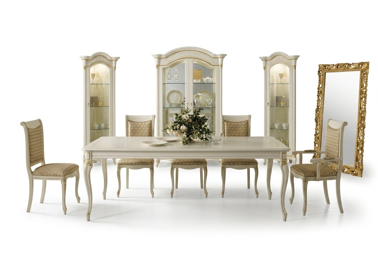 Barock Antik Stil Esstisch Tisch Echtes Klassische Holz Designer Tische Rokoko