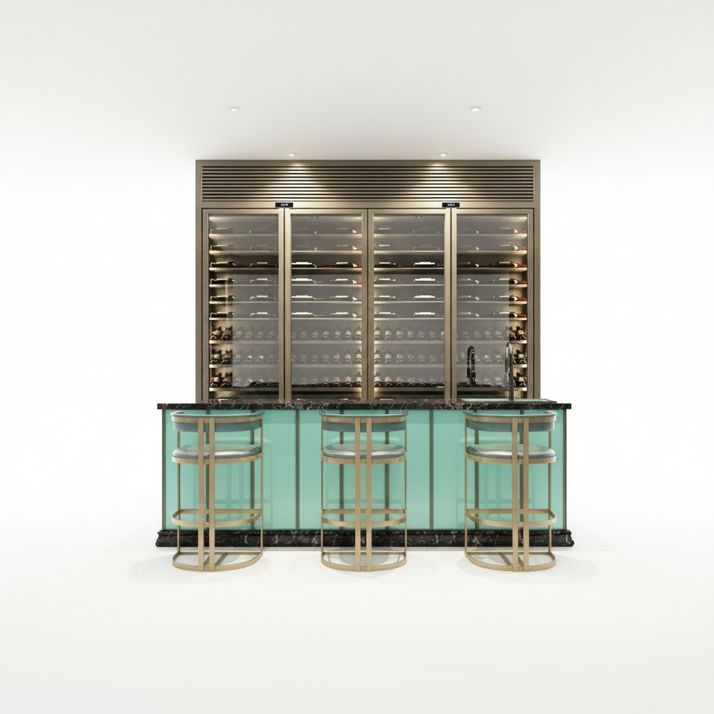 Barschrank Weinschrank Weinarchiv Weinmöbel Weinregal Flaschenregal