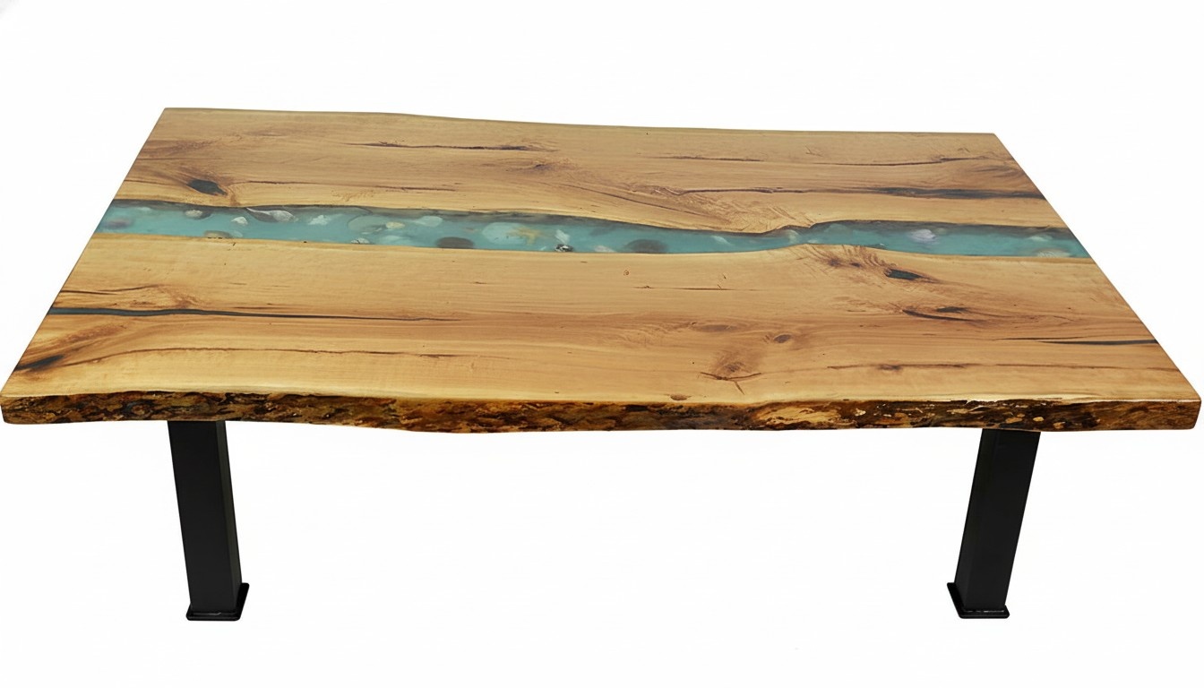 Beistelltisch Couchtisch Epoxy Möbel Designer Tisch Epoxidharz Tische 120x70cm