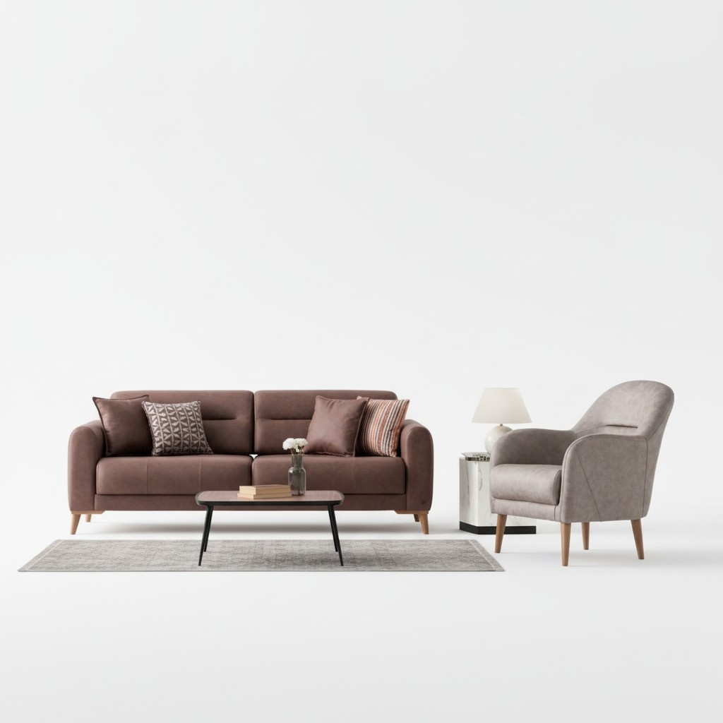 Bequeme 3+1 Sofagarnitur Stilvolles Design für komfortables Wohnen & Entspannung