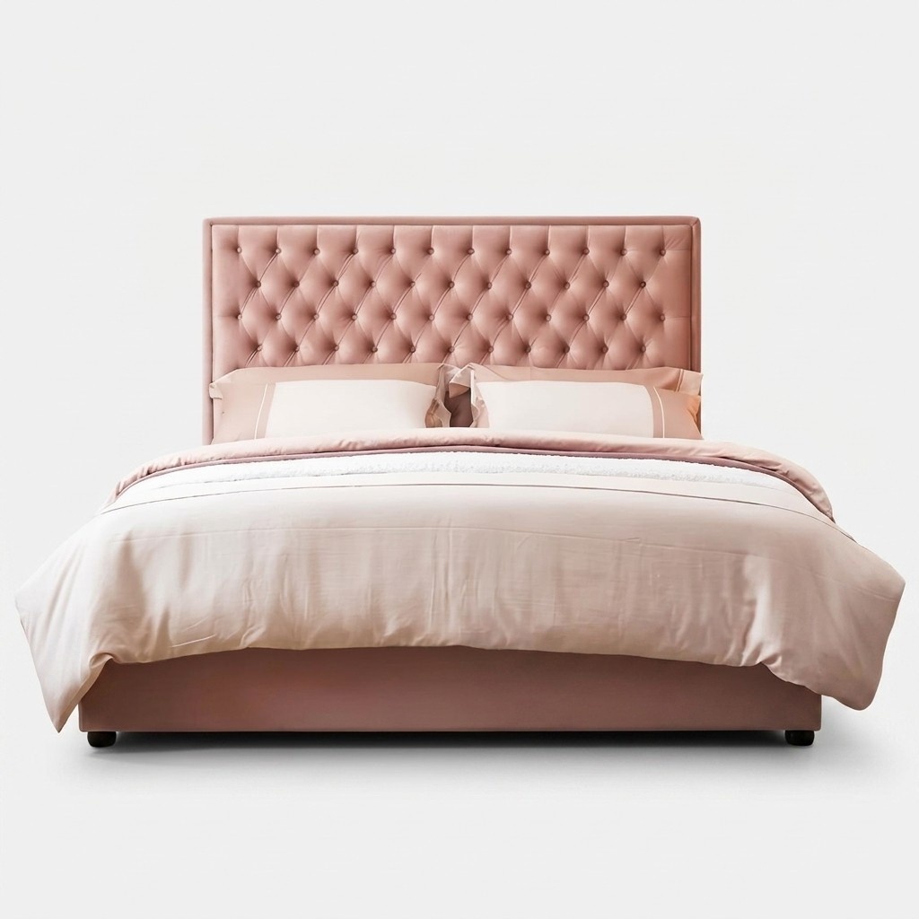 Bett Chesterfield Design Luxus Deko Hotel Betten 180x200cm Schlaf Zimmer