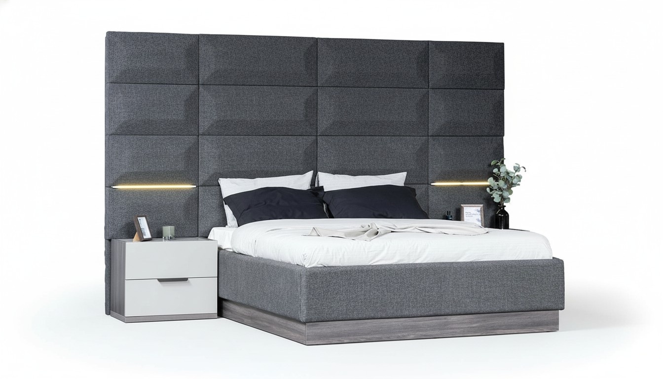 Bett Doppelbett Betten Möbel Einrichtung Neu Möbel Design Hochglanz Schlafzimmer