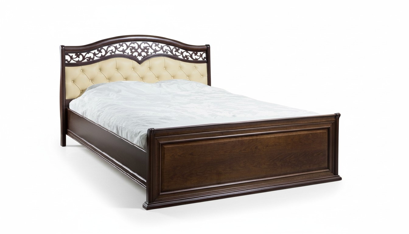 Bett Ehebett Doppelbett Chippendale Schlafzimmer Königssbett- Model V-A