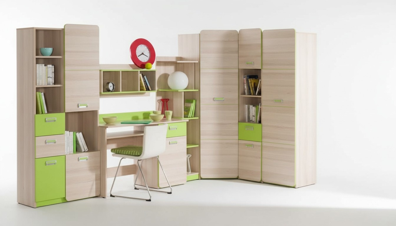 Bett + Matratze Kinder Jugend Zimmer Betten Holz Schlafzimmer Wohnen