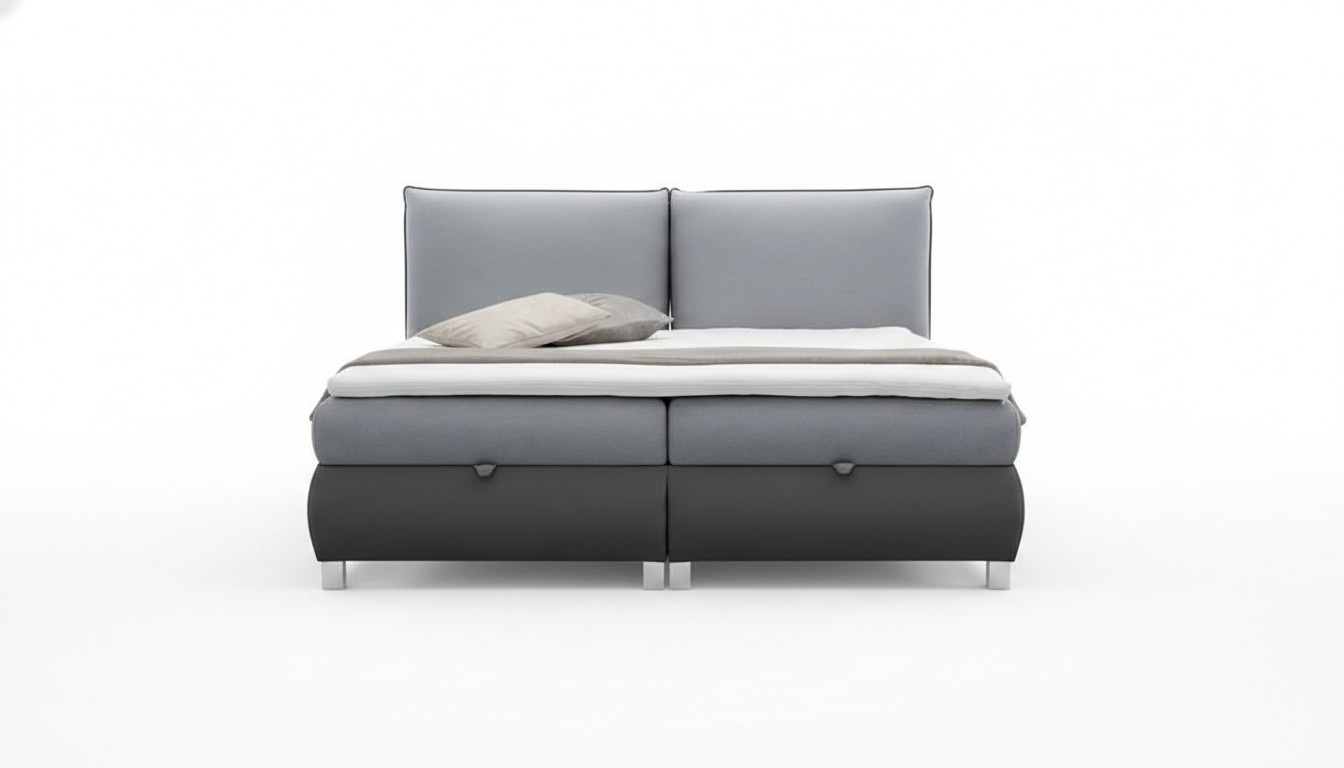 Bett Polster Design Luxus Doppel Hotel Betten Königliches Modern Holz Möbel Neu