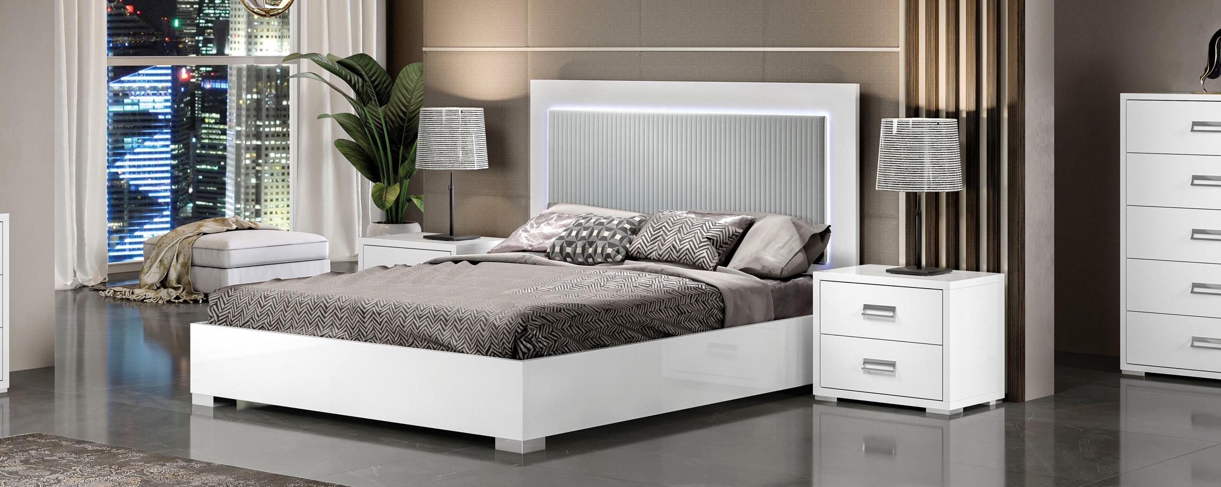 Schlafzimmer Bett Nachttisch Garnitur Gruppe Holz Modern Set Design Luxus 3tlg.