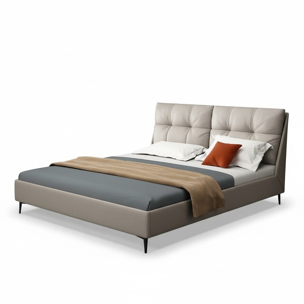 Betten Textil Leder Hotel Luxus Polster Samt Stoff Designer Bett Schlafzimmer