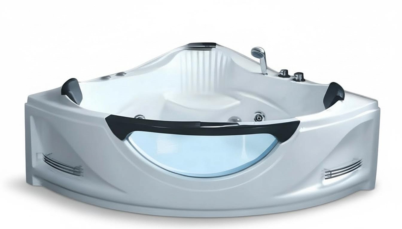 Blubberbad Whirlpool Hydromassagewanne Massagebad Wellnesswanne 150x150 cm