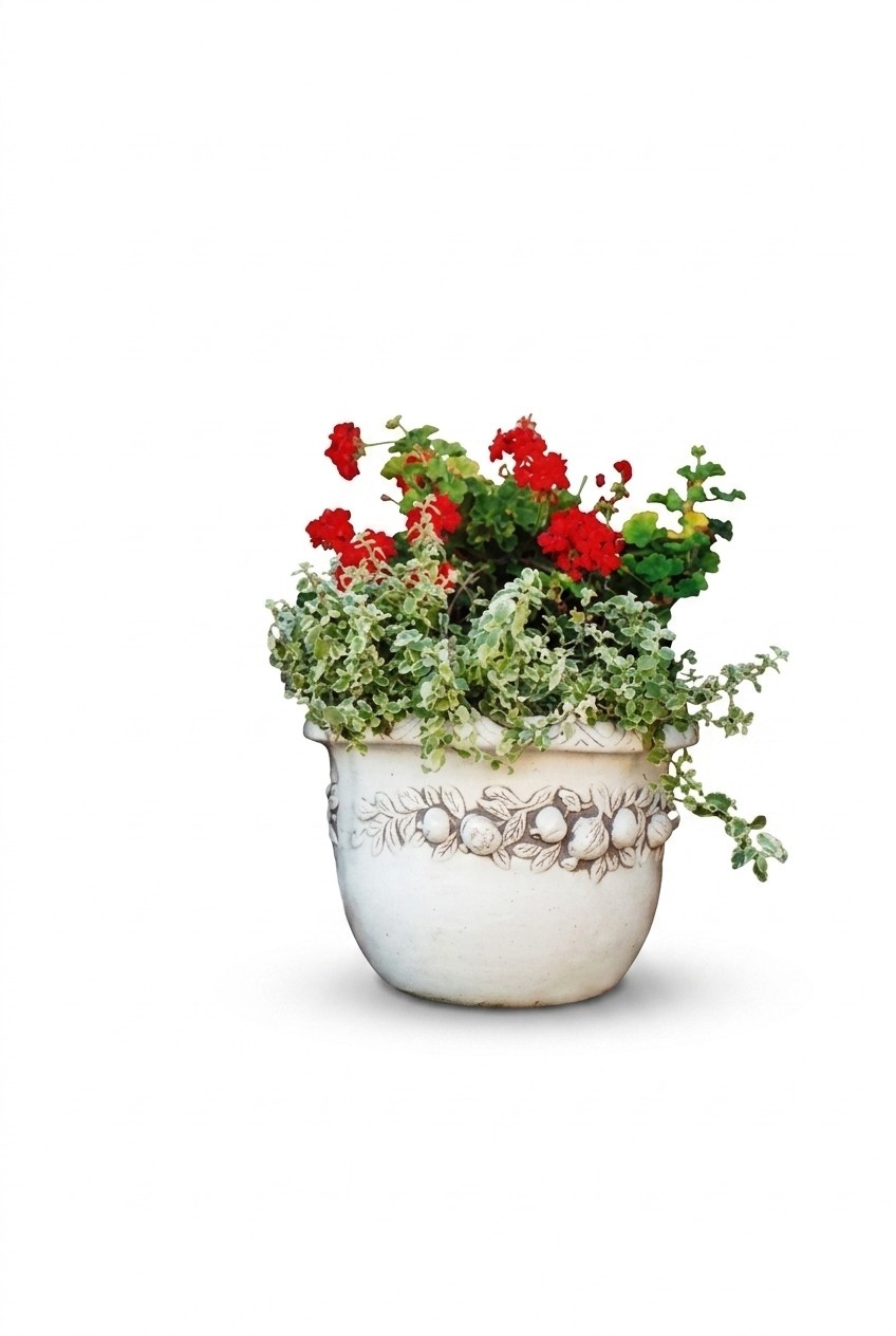Blumenkübel Pflanz Kübel Dekoration Figur Natur Vasen Garten Blumentöpfe