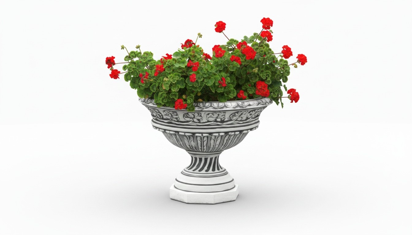Blumenkübel Pflanz Kübel Dekoration Figur Natur Vasen Blumentöpfe Garten