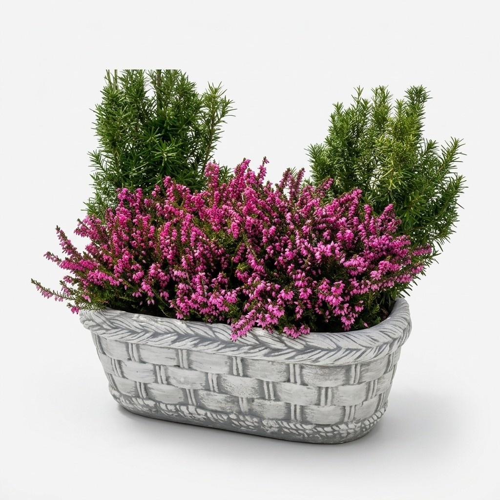 Blumenkübel Pflanz Natur Kübel Dekoration Garten Vasen Blumentöpfe Figur