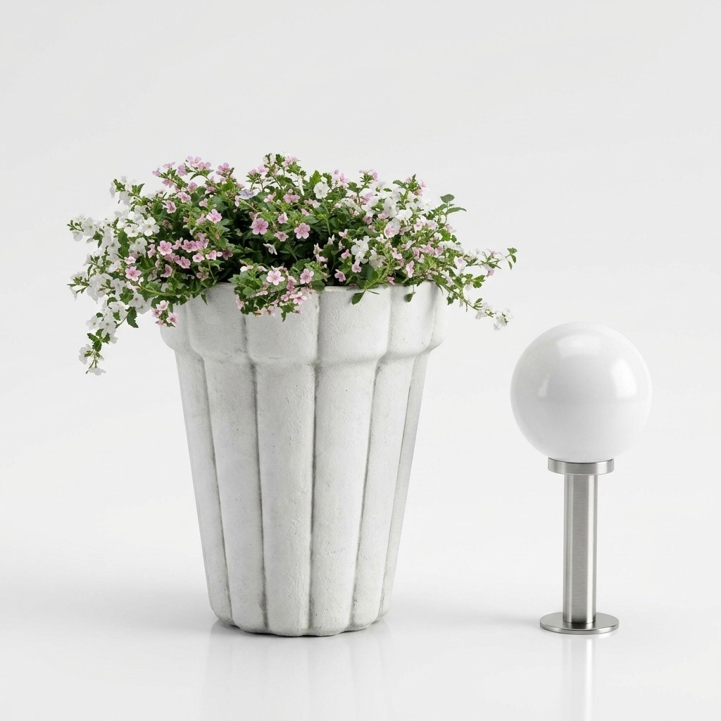 Blumenkübel Pflanz Kübel Dekoration Vasen Natur Garten Figur Blumentöpfe