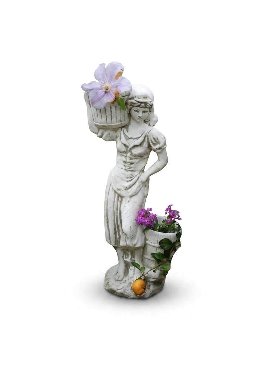 Blumenkübel Pflanz Natur Kübel Dekoration Figur Garten Vasen Blumentöpfe