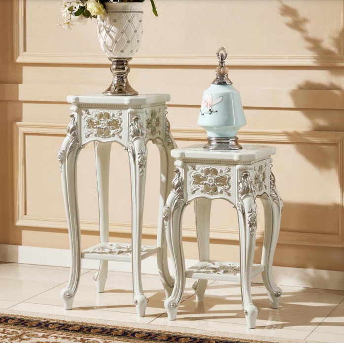 Klassischer Telefon Blumenständer Beistelltisch Ständer Vasen Tische