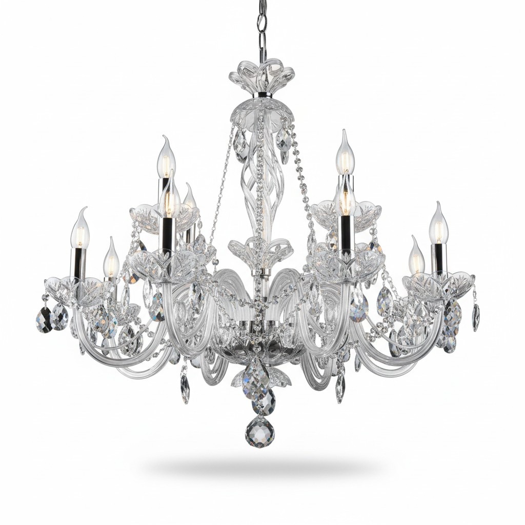 Bohemia Lampe Leuchte Kronleuchter Luster Kristall Lampen