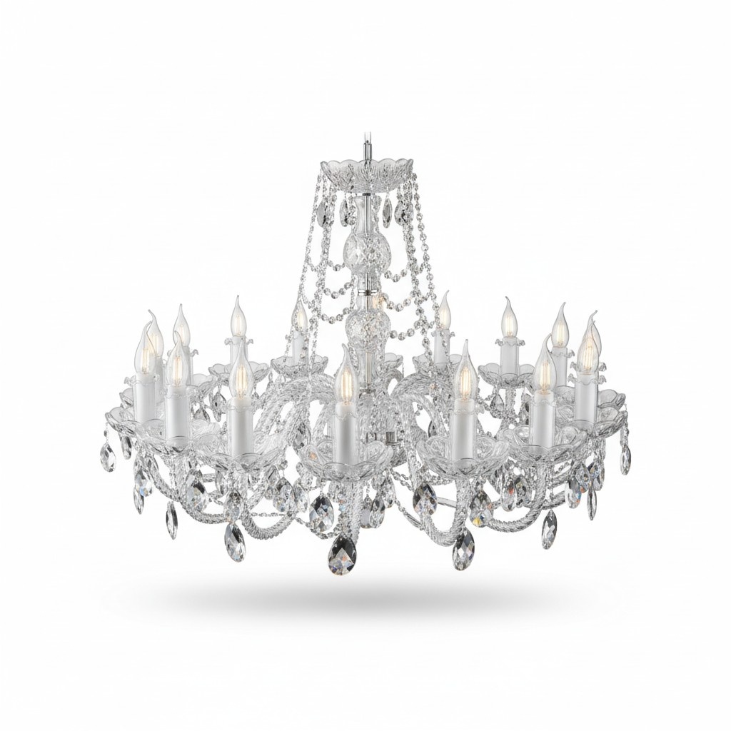 Bohemia Leuchte Kronleuchter Lampe Luster Kristall Lampen Deckenleuchte