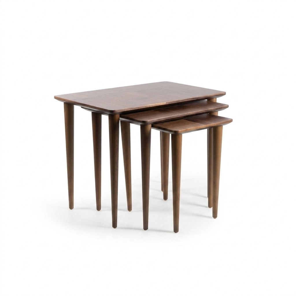 Braun Beisteltisch Modern Design Einrichtung Kaffeetisch Wohnzimmer
