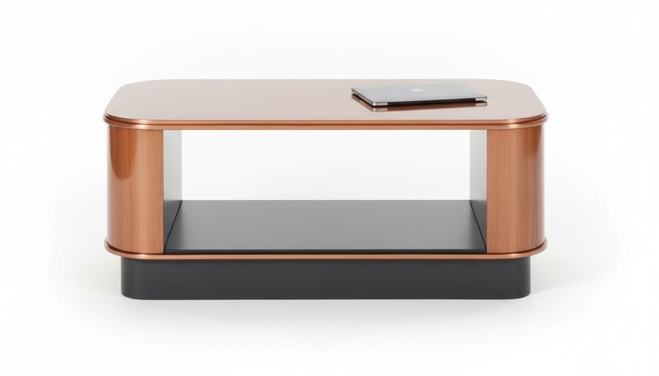 Braun Büro Couchtisch Arbeitszimmermöbel Design Tische Beistelltische Neu