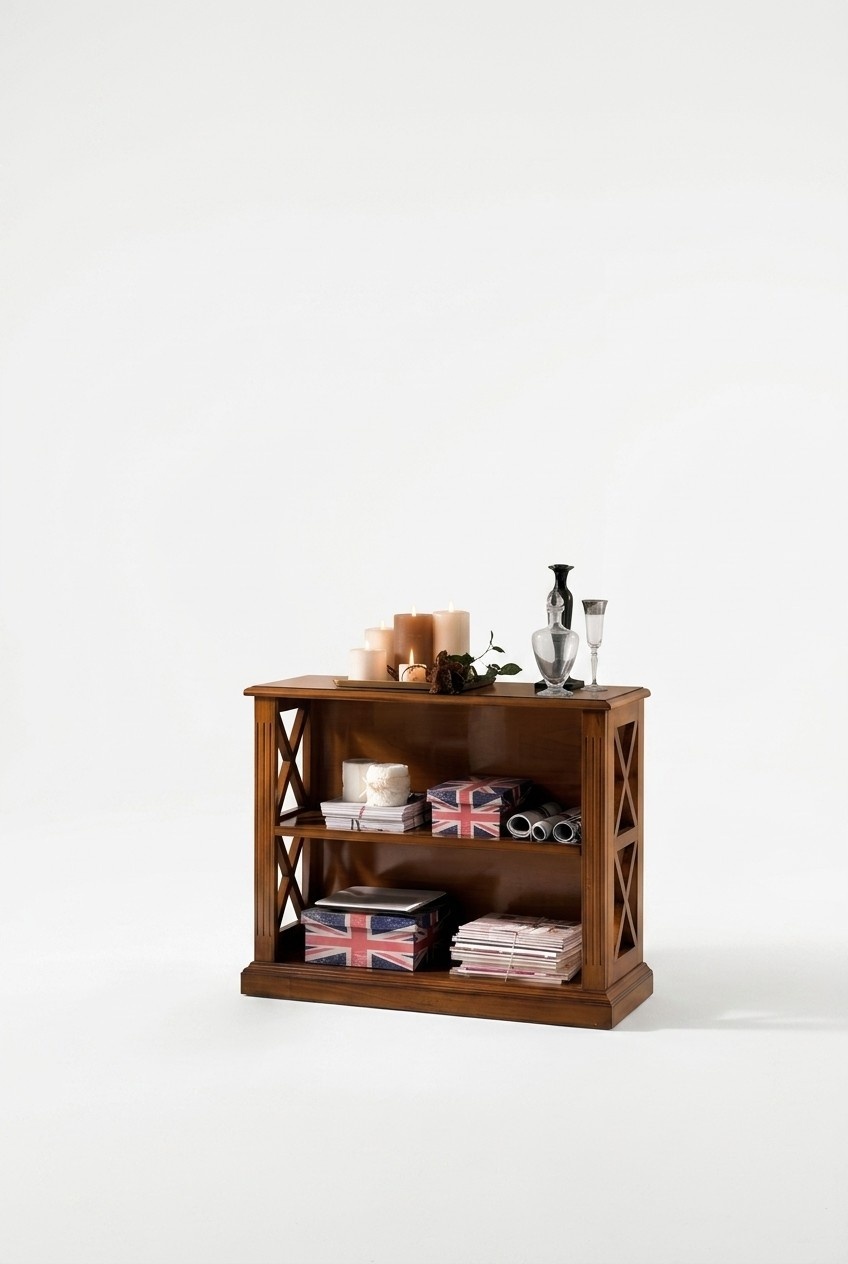 Bücher Regal braun Vitrinen Schrank Bücherschrank Vitrine Bücherregal Regale