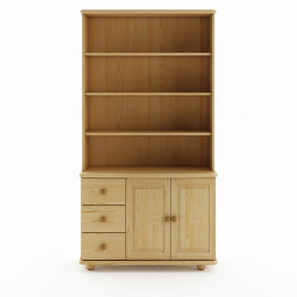 Bücherregal Bücherwand Holzregal Regal Schrank Wandschrank Holz Möbel Handarbeit