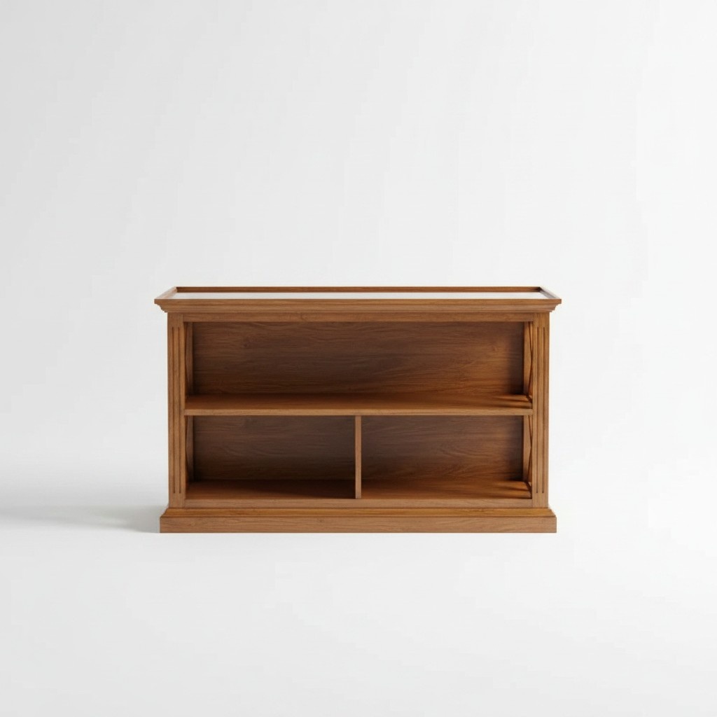 Bücherregal Holz Regale Schrank Klassische Möbel Schränke Braun