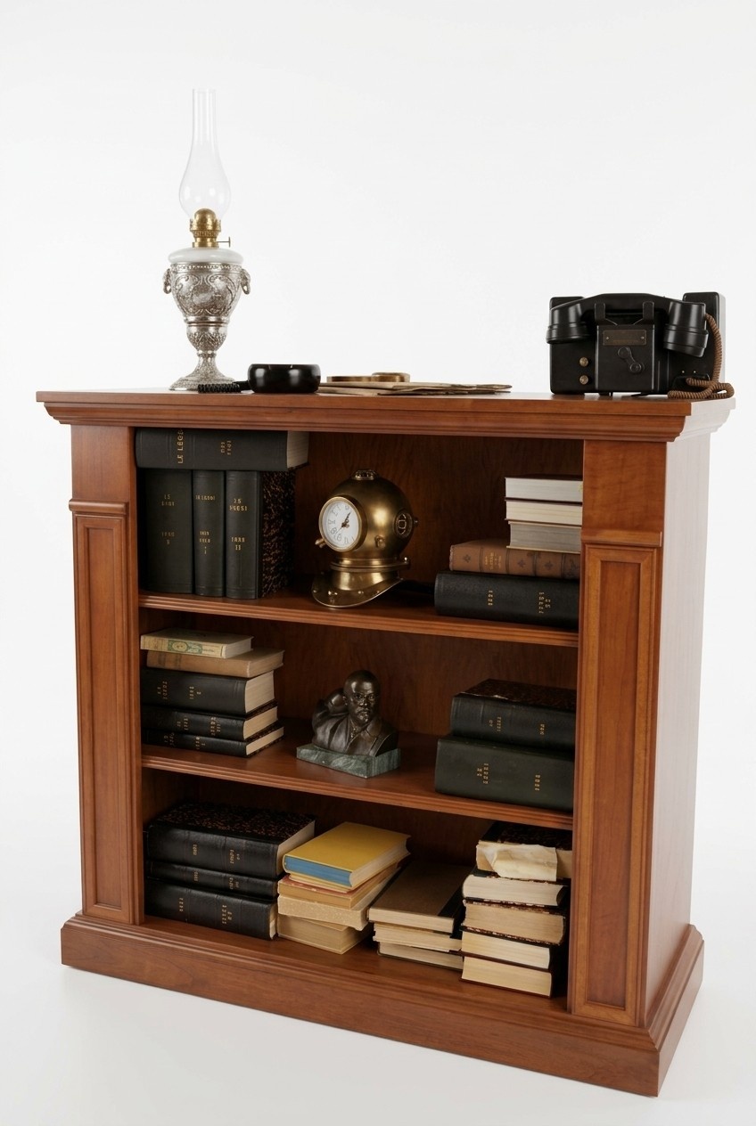 Bücherregal Vitrine Vitrinenschrank Klassische Schrank Bücherschrank Holz