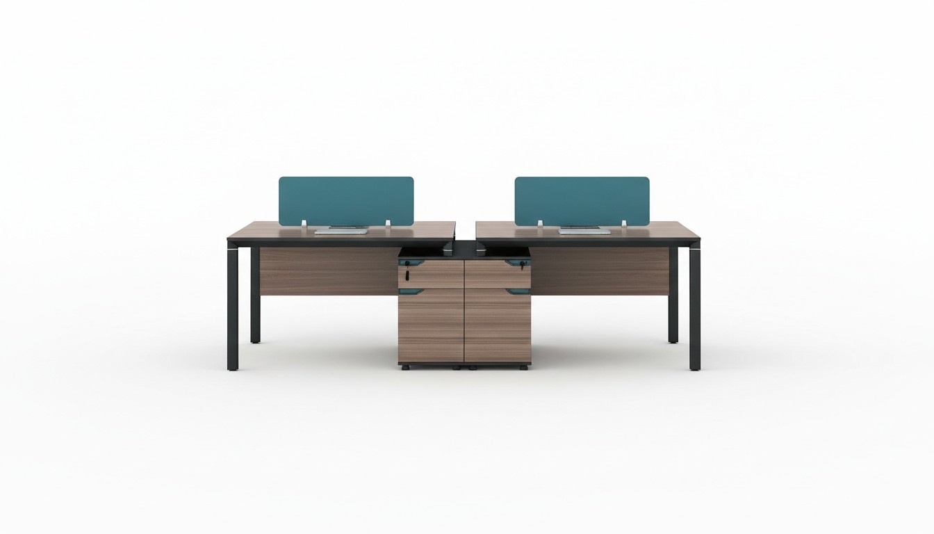 Büro Möbel Einrichtung Ausstattung Tisch 2 Arbeitsplätze Schreibtisch