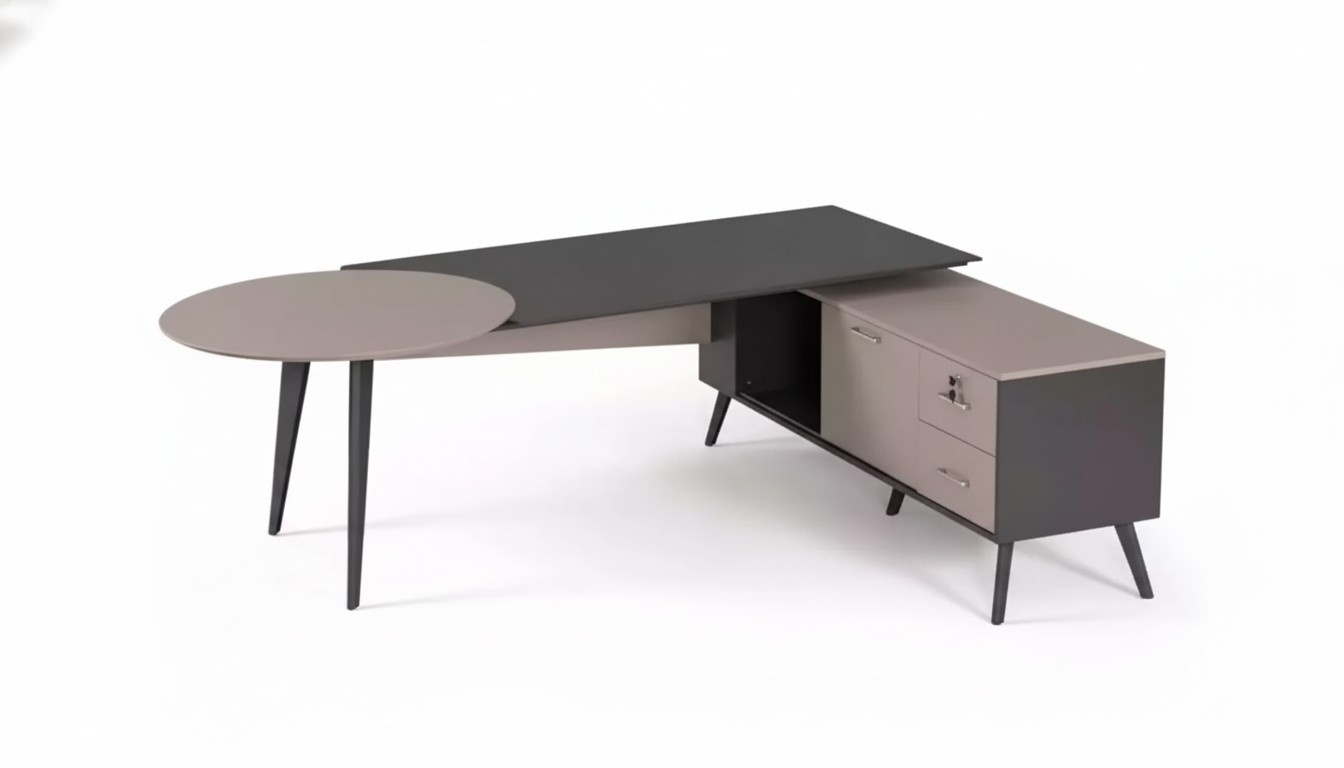 Büromöbel Eckschreibtisch Modern Luxus Tisch Designer Arbeitszimmer Tische